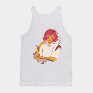 Flower Girl 2 Fall Tank Top